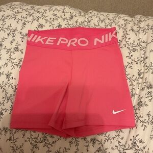 Pink Nike Pro Shorts